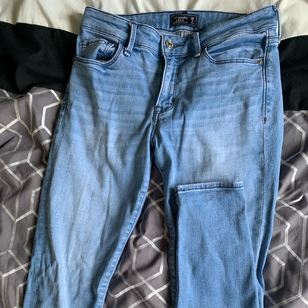 Abercrombie light wash jeans. Size 2